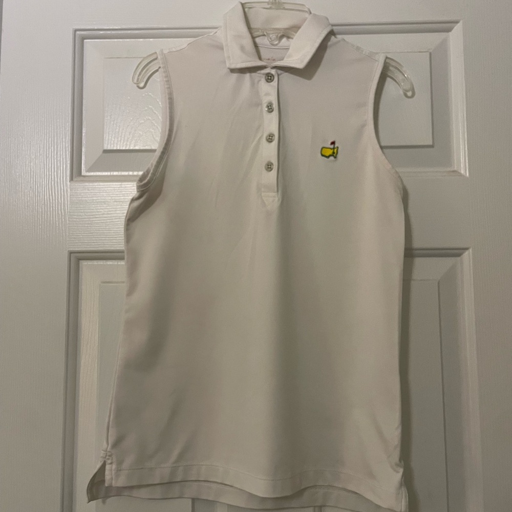 Magnolia Lane Masters Women's Sleeveless Polo Shirt - White